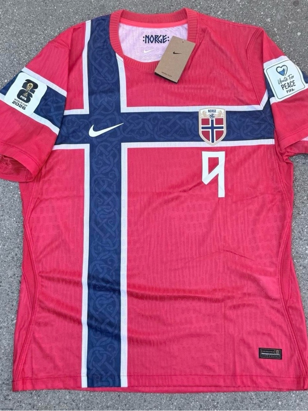 World Cup Haaland jersey